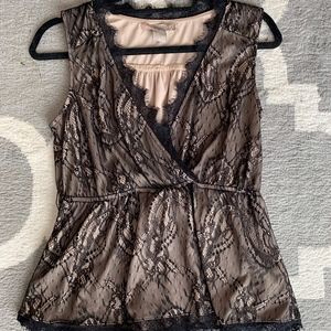 Black Lace Going Out Top